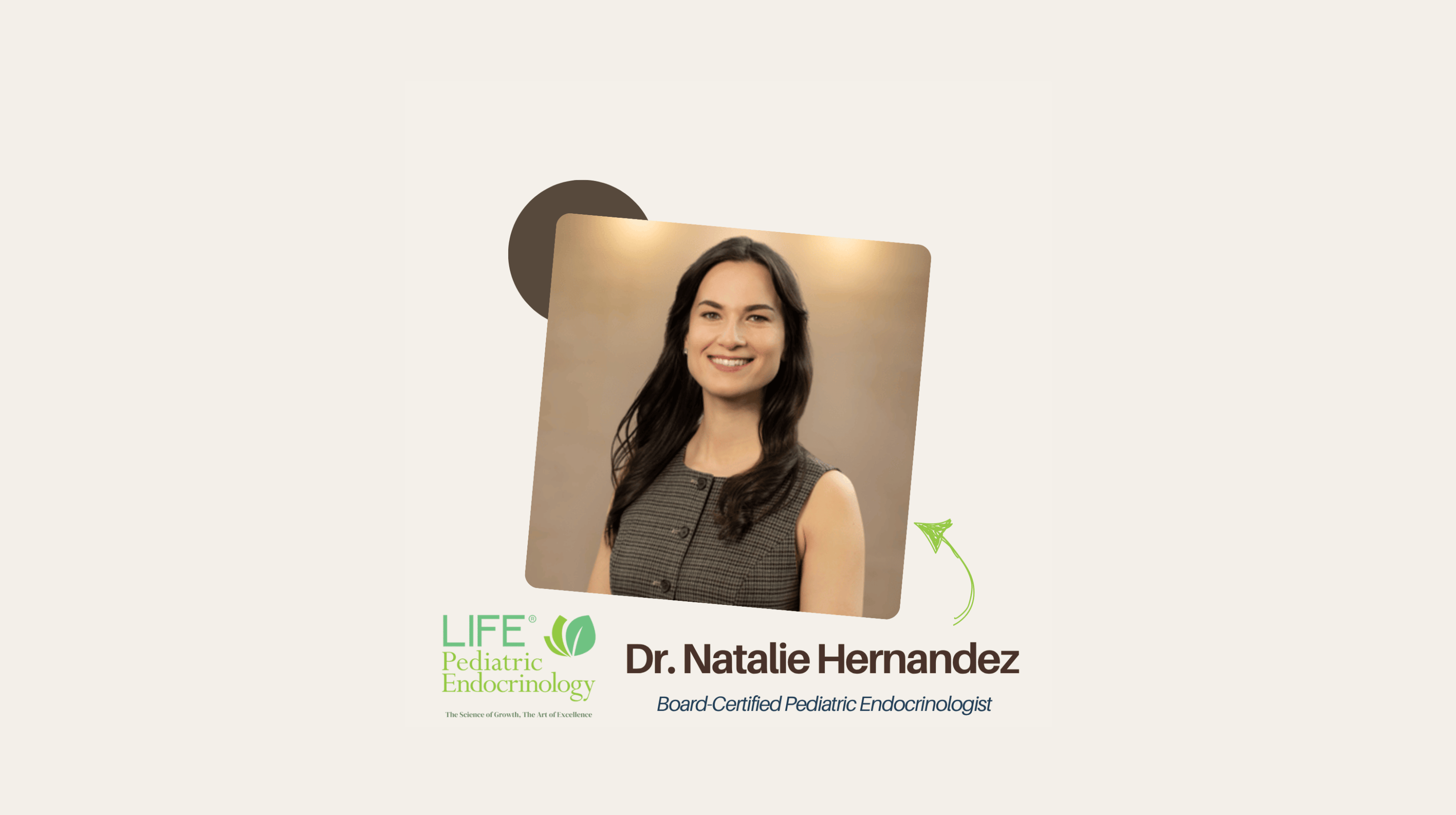 Dr. Natalie Hernandez, pediatric endocrinologist, providing physician-led pediatric weight loss and metabolic care for children in Newport Beach and Coastal Orange County.