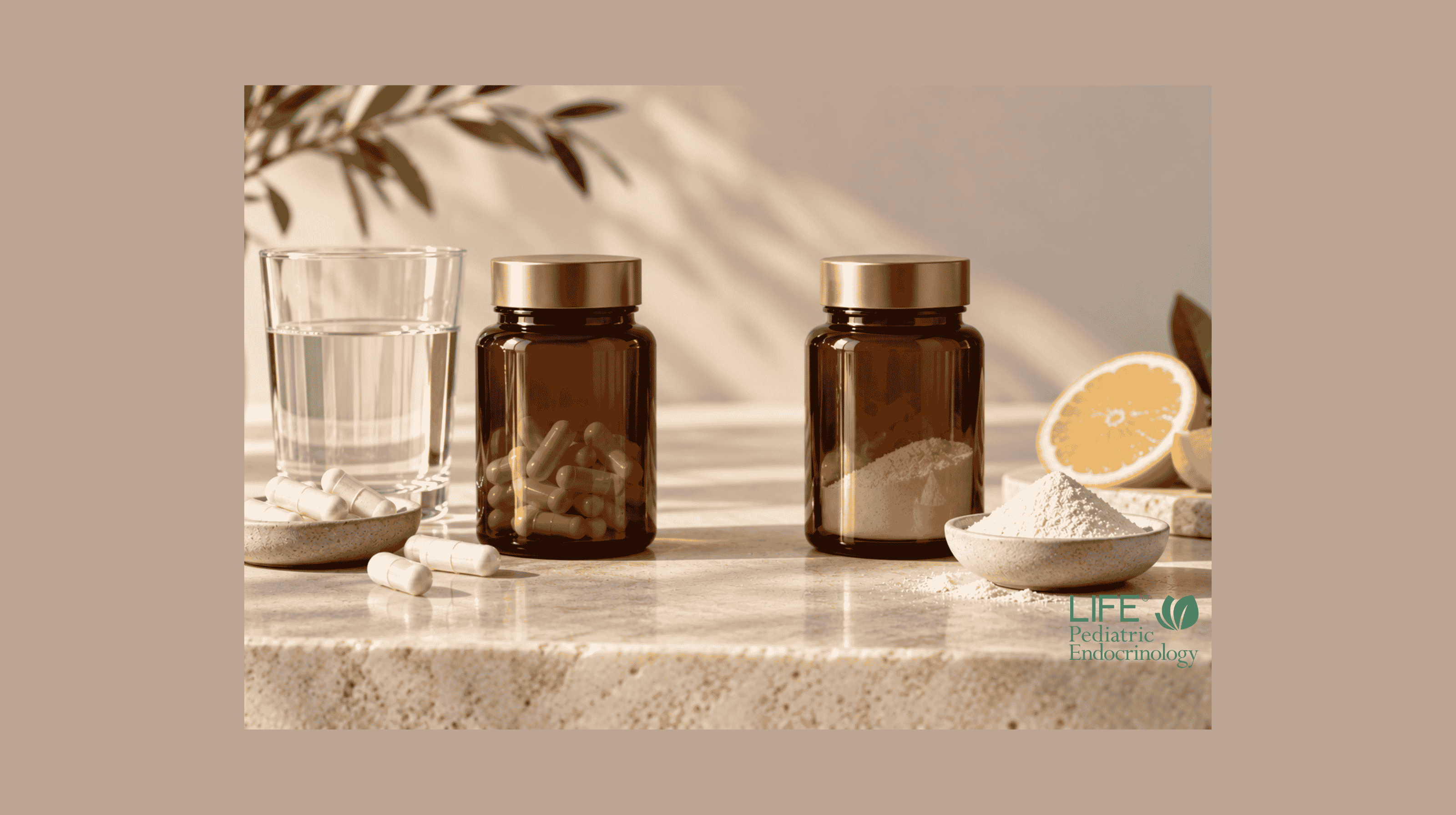 Two magnesium supplement forms shown side by side to illustrate the differences between magnesium glycinate and magnesium citrate.
