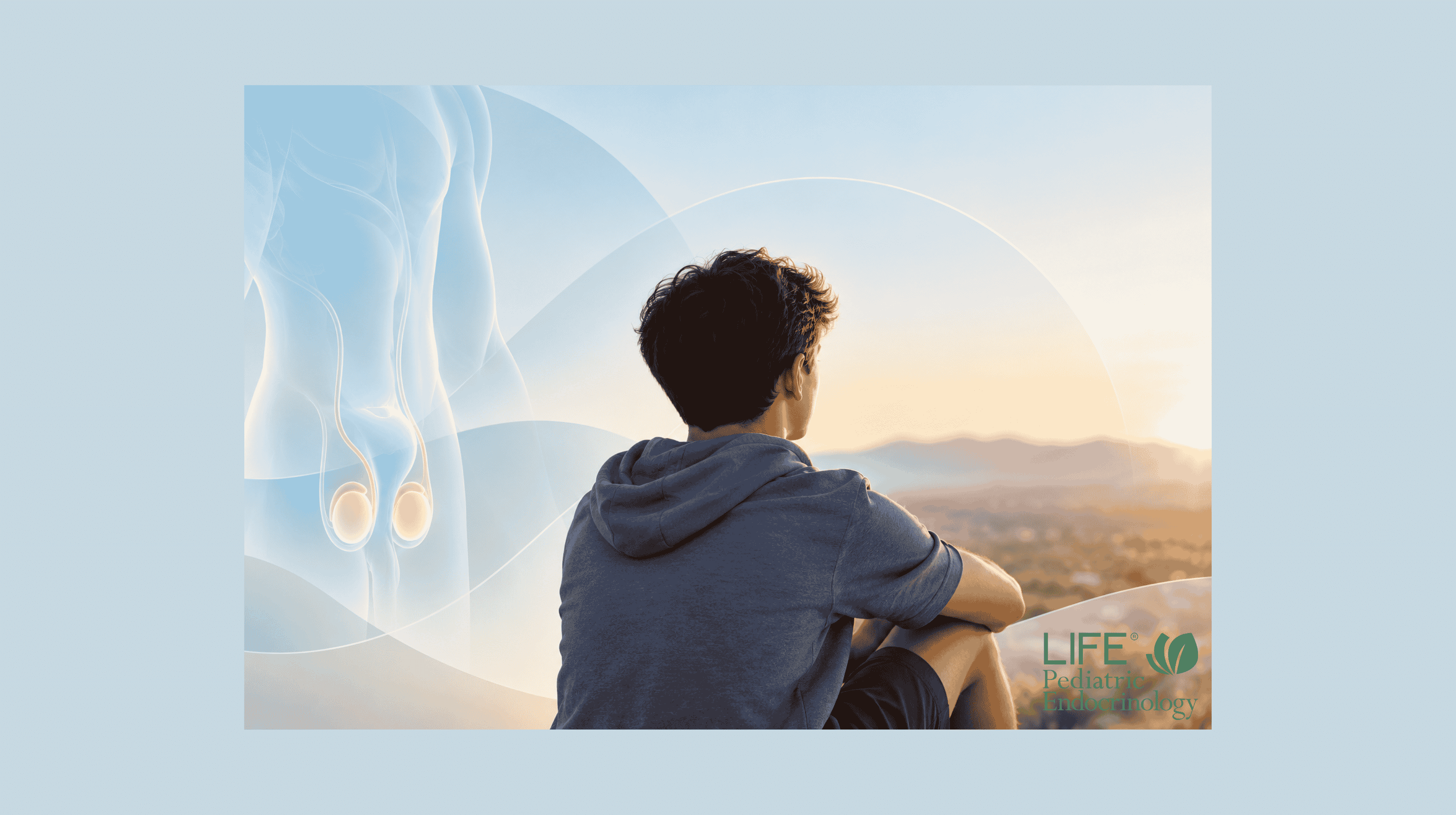 Teenage boy representing puberty and reproductive health after childhood cancer treatment, highlighting testosterone, fertility, and pediatric endocrine care.